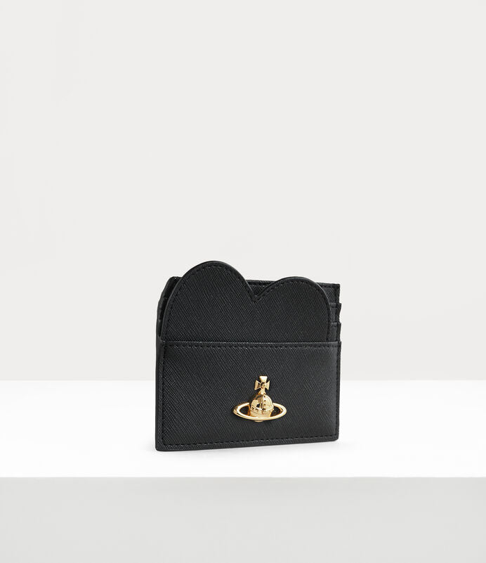 Vivienne Westwood saffiano Card Holder 十字紋立體土星卡夾