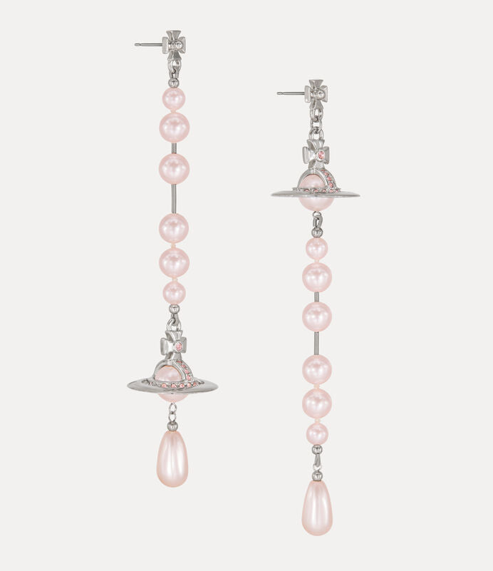 Vivienne Westwood Broken Pearl Drop Earrings 夢幻立體破碎珍珠土星耳環（共4色！）