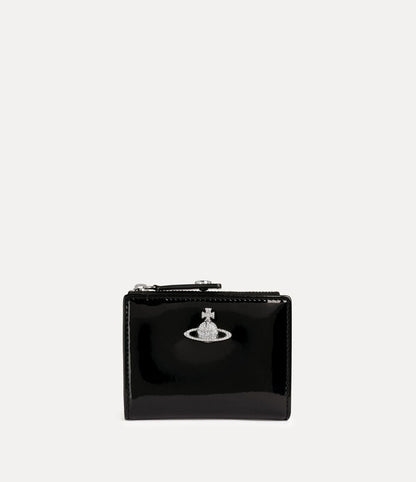 Vivienne Westwood Slim Card Holder 漆皮拉鍊卡片夾