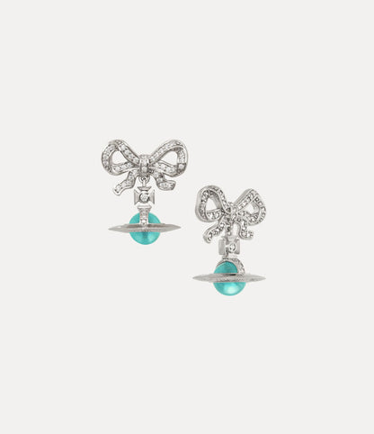 Vivienne Westwood Octavie Earrings 夢幻立體蝴蝶結純銀純銀土星耳環（共4色！）