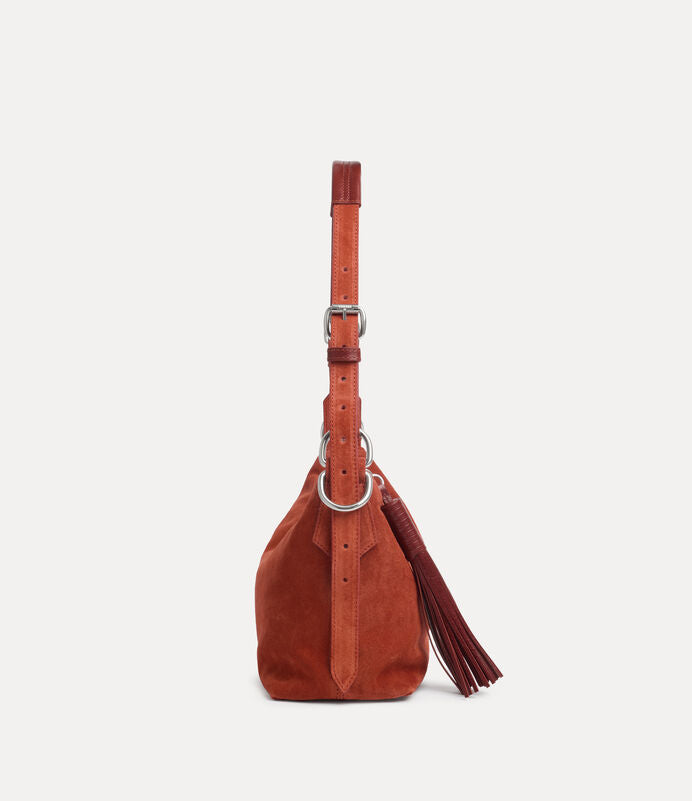 Vivienne Westwood Emma Bag 麂皮流蘇肩背包
