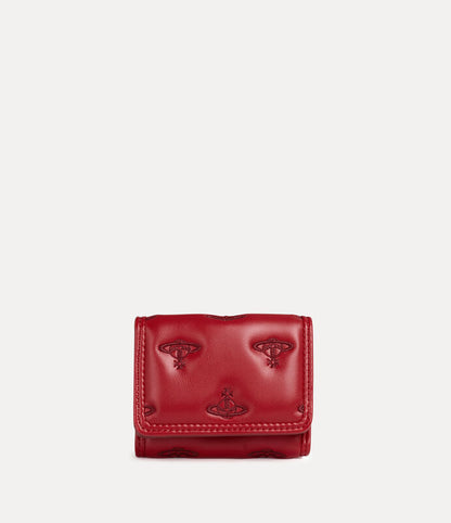 Vivienne Westwood PU Wallet 土星壓紋三折短夾