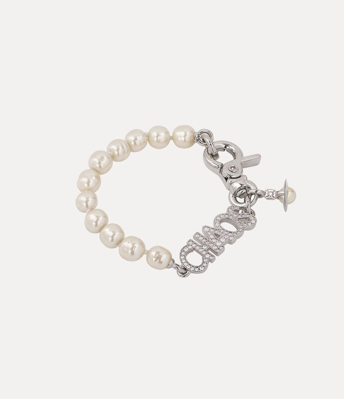 Vivienne Westwood Chaos Pearl bracelet 經典字母珍珠手鏈（共2色！）