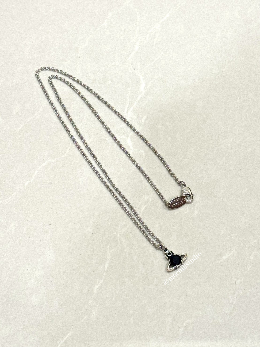 Vivienne Westwood Man. Reina Pendant Necklace 男款水晶土星長項鍊 （共2色！）
