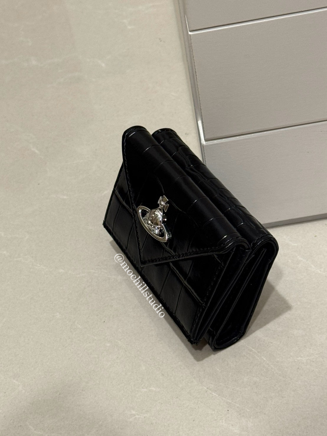 Vivienne Westwood CROCODILE Wallet 鱷魚紋信封短夾