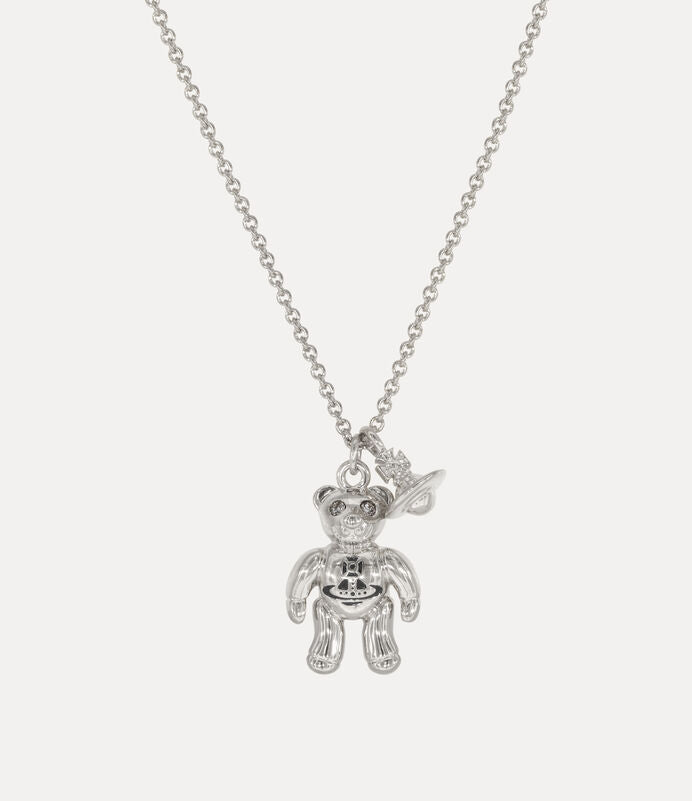 Vivienne Westwood Ruby Pendant Necklace 精典鏈條泰迪項鏈