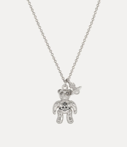 Vivienne Westwood Ruby Pendant Necklace 精典鏈條泰迪項鏈