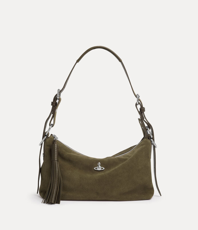 Vivienne Westwood Emma Bag 麂皮流蘇肩背包