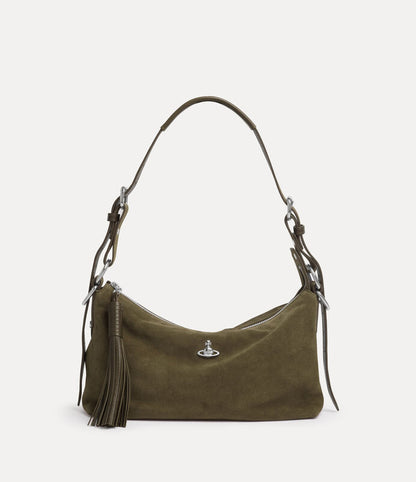 Vivienne Westwood Emma Bag 麂皮流蘇肩背包
