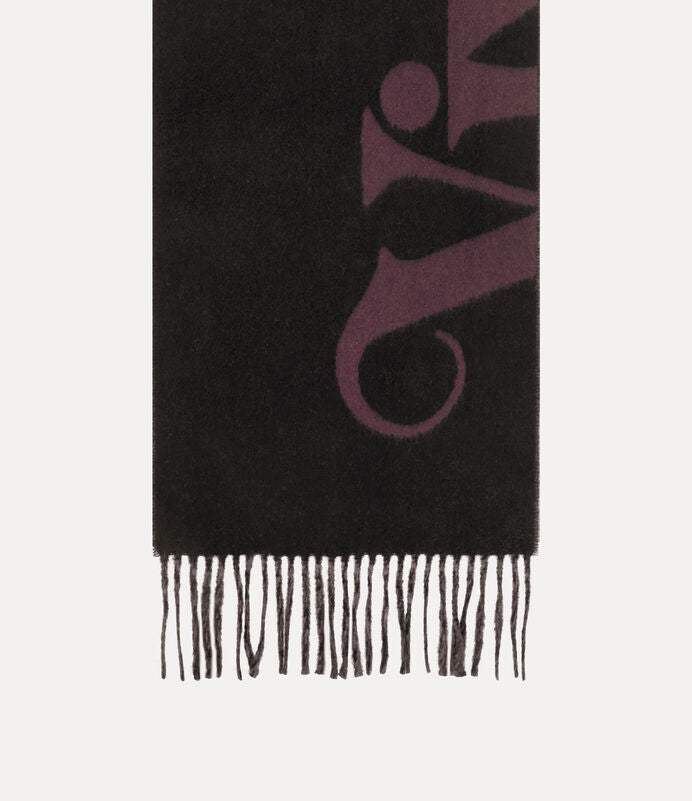 Vivienne Westwood Scarf 純羊毛Logo字母圍巾