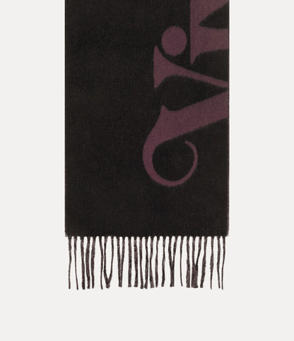 Vivienne Westwood Scarf 純羊毛Logo字母圍巾