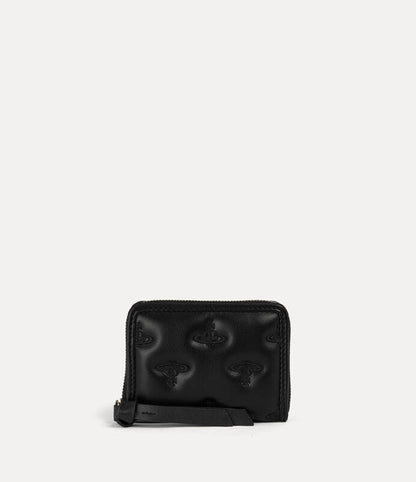 Vivienne Westwood Zip Coin Case 土星壓紋零錢包
