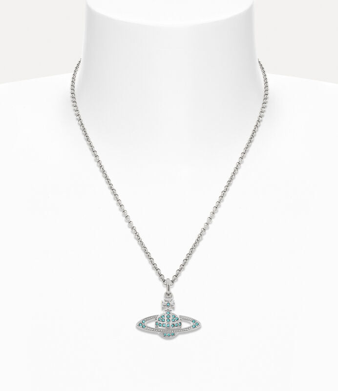 Vivienne Westwood Mini Bas Relief Necklace 經典滿鑽土星項鍊（共5色！）