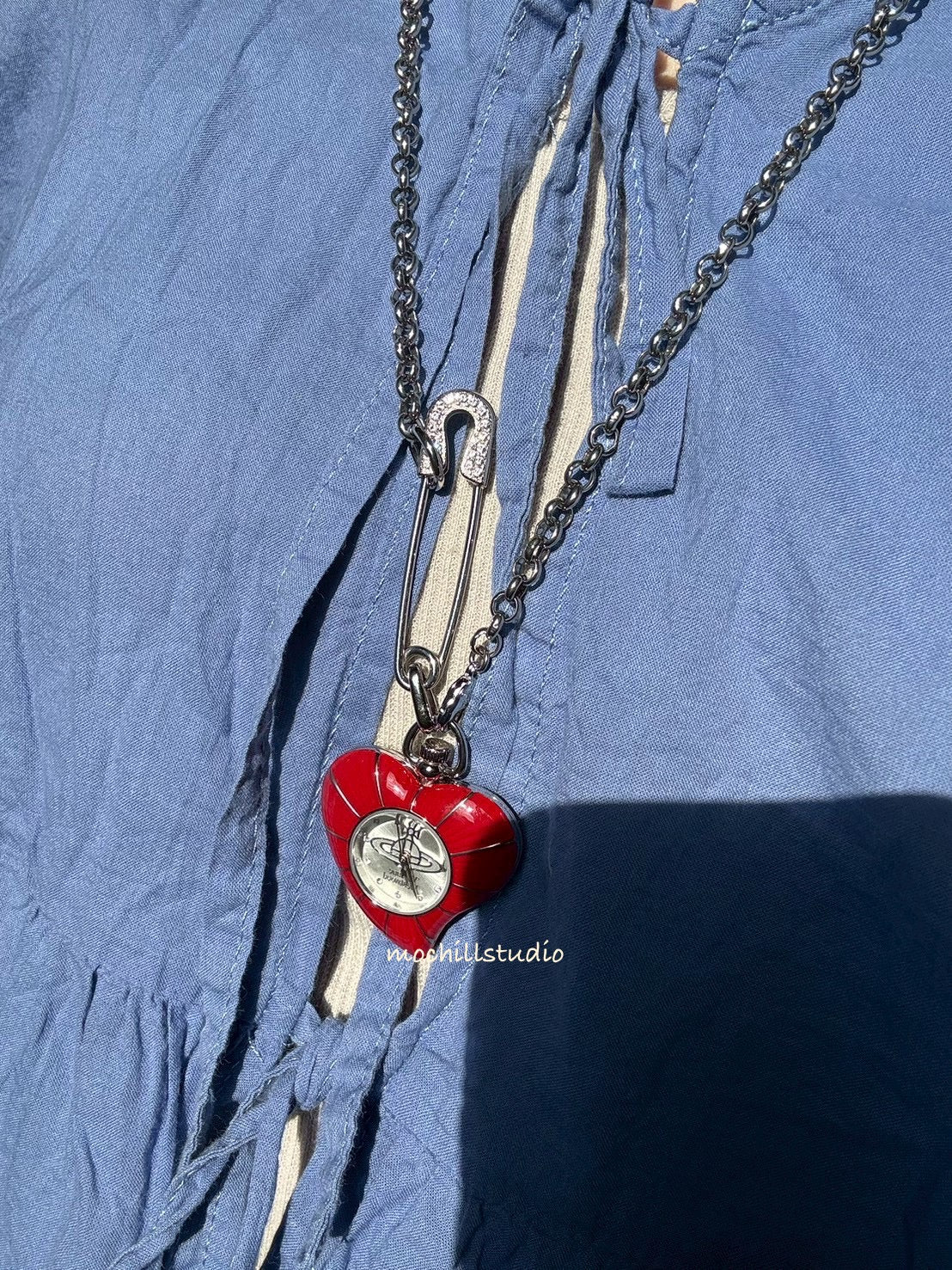 ✶ 11.24 - 12.01 Black Friday Sale  ✶ Vivienne Westwood Heart Pendant Watch 愛心懷錶