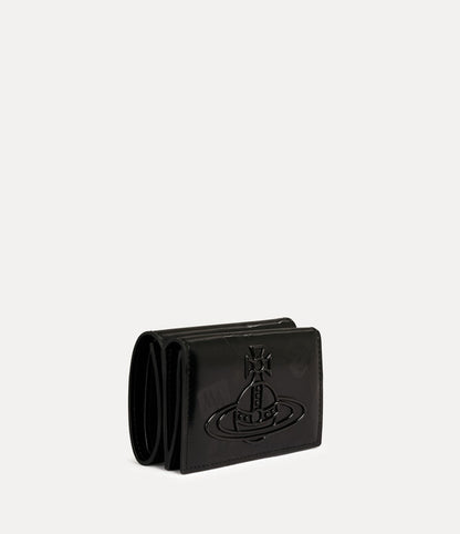 Vivienne Westwood Trifold Wallet 大Logo浮雕三折短夾