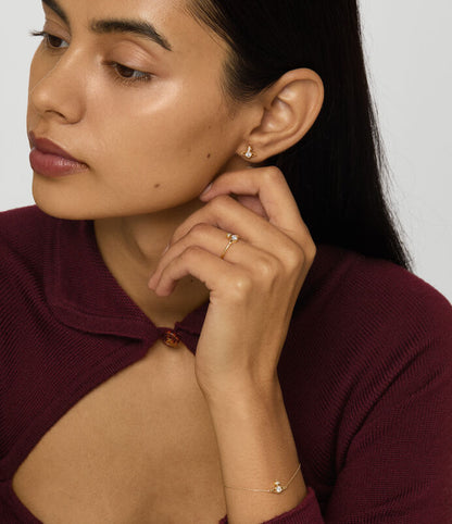 Vivienne Westwood Battersea Earring  純金小土星耳環