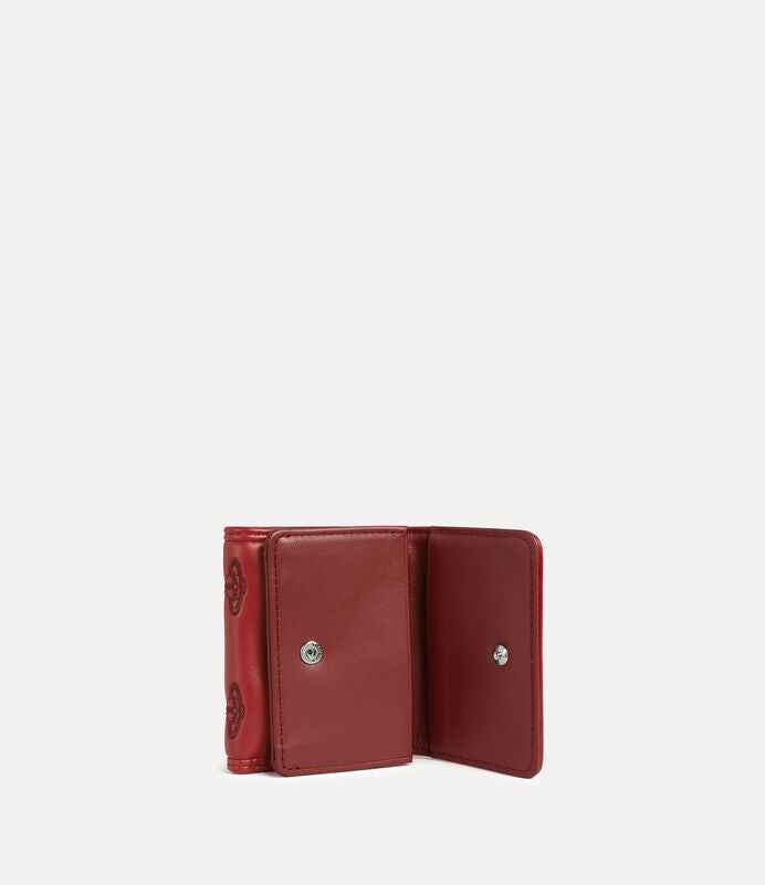 Vivienne Westwood PU Wallet 土星壓紋三折短夾