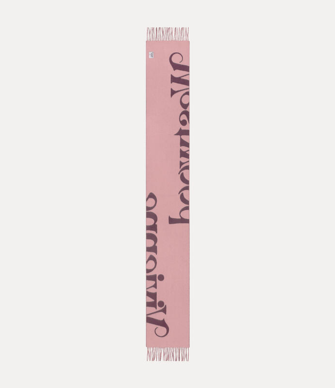 Vivienne Westwood Scarf 純羊毛Logo字母圍巾