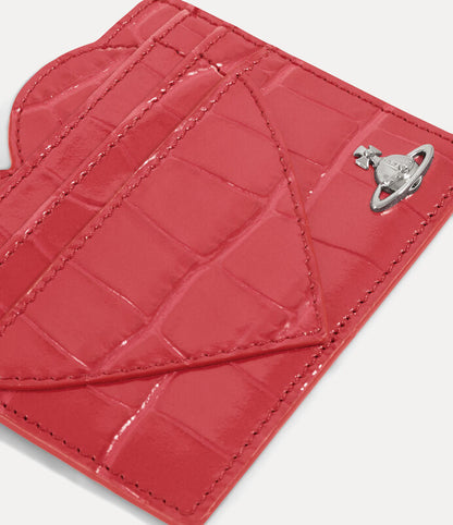 Vivienne Westwood Heart Card Holder 鱷魚壓紋愛心卡夾