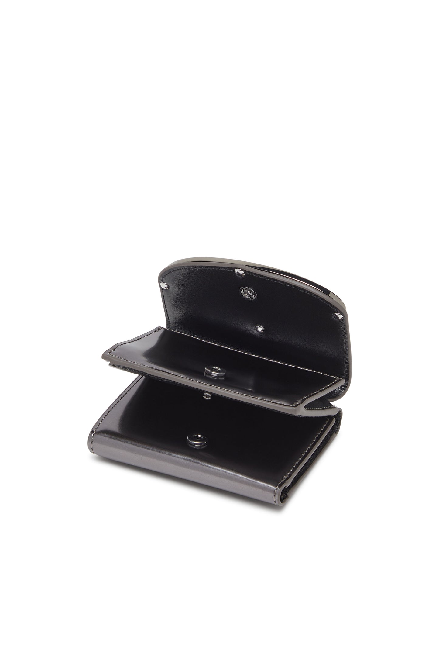 （熱賣！！）Diesel 1DR 鏡面牛皮三折短夾（共4色！）