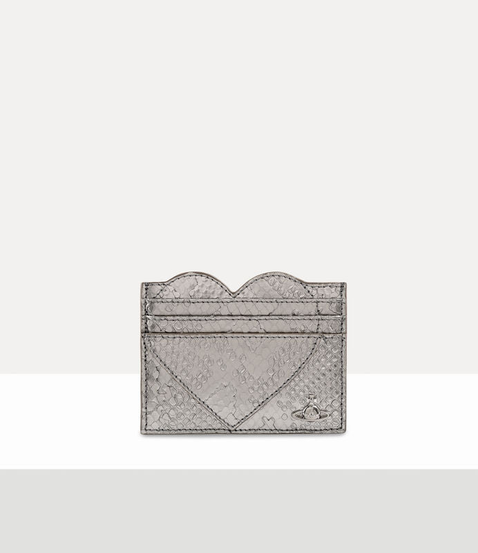 Vivienne Westwood Heart Card Holder 蛇紋愛心卡夾