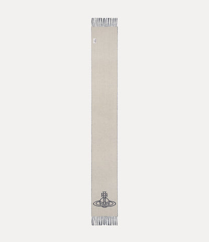 Vivienne Westwood 純羊毛刺繡土星圍巾