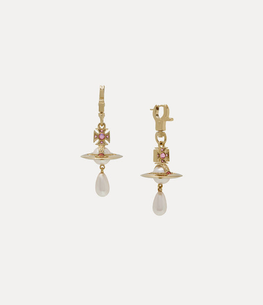 Vivienne Westwood Aïda Earrimg 精典土星珍珠耳環