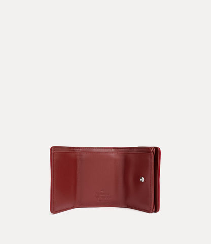 Vivienne Westwood PU Wallet 土星壓紋三折短夾