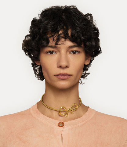 Vivienne Westwood Sage Choker 立體土星蝴蝶結頸鏈