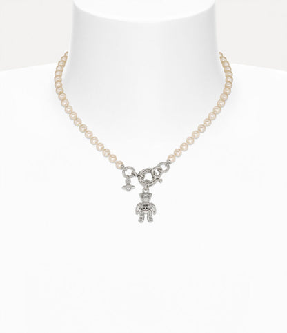 Vivienne Westwood Ruby Pearl Necklace 泰迪珍珠項鏈（共2色！）