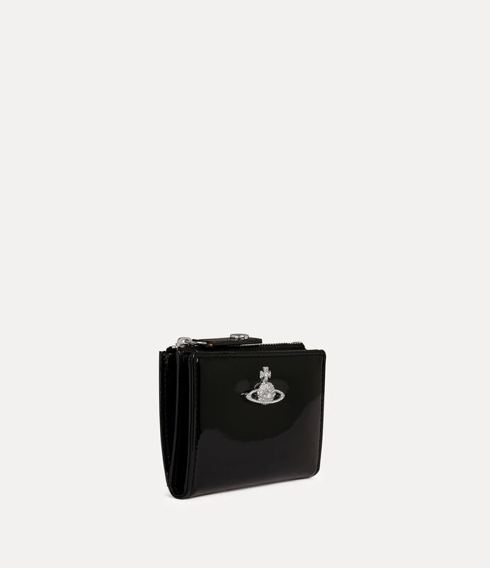 Vivienne Westwood Slim Card Holder 漆皮拉鍊卡片夾