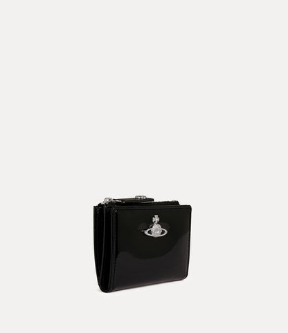 Vivienne Westwood Slim Card Holder 漆皮拉鍊卡片夾
