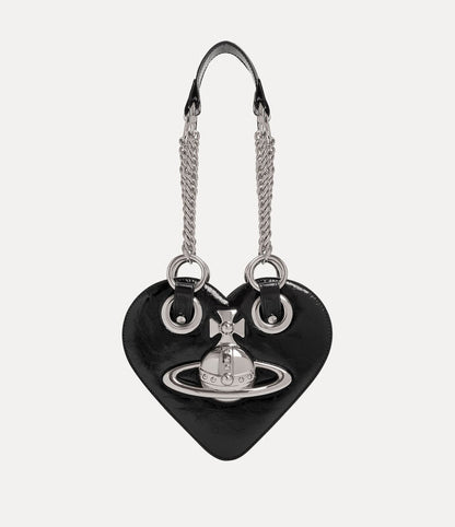 Vivienne Westwood Heart Chain Bag 立體土星愛心雙鏈包