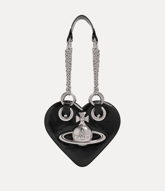 Vivienne Westwood Heart Chain Bag 立體土星愛心雙鏈包