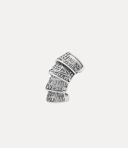 Vivienne Westwood Armour Josephus Ring 純銀盔甲戒指（共2色！）