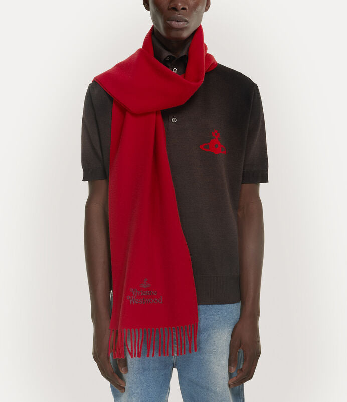 Vivienne Westwood Scarf 純羊毛素色圍巾