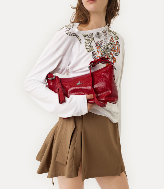 Vivienne Westwood Emma Bag 亮面漆皮肩背包（共2色！）