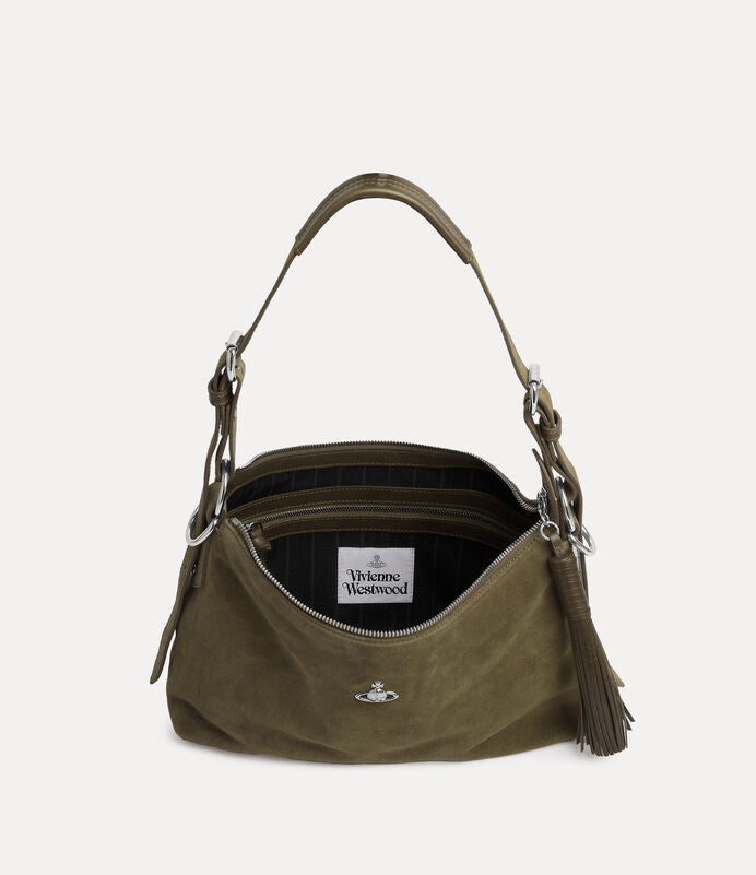 Vivienne Westwood Emma Bag 麂皮流蘇肩背包