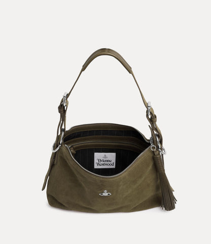 Vivienne Westwood Emma Bag 麂皮流蘇肩背包