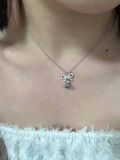 Vivienne Westwood Octavie Necklace 夢幻立體蝴蝶結土星純銀項鍊（共5色！）