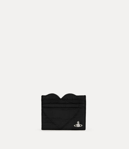 Vivienne Westwood Heart Card Holder 鱷魚壓紋愛心卡夾