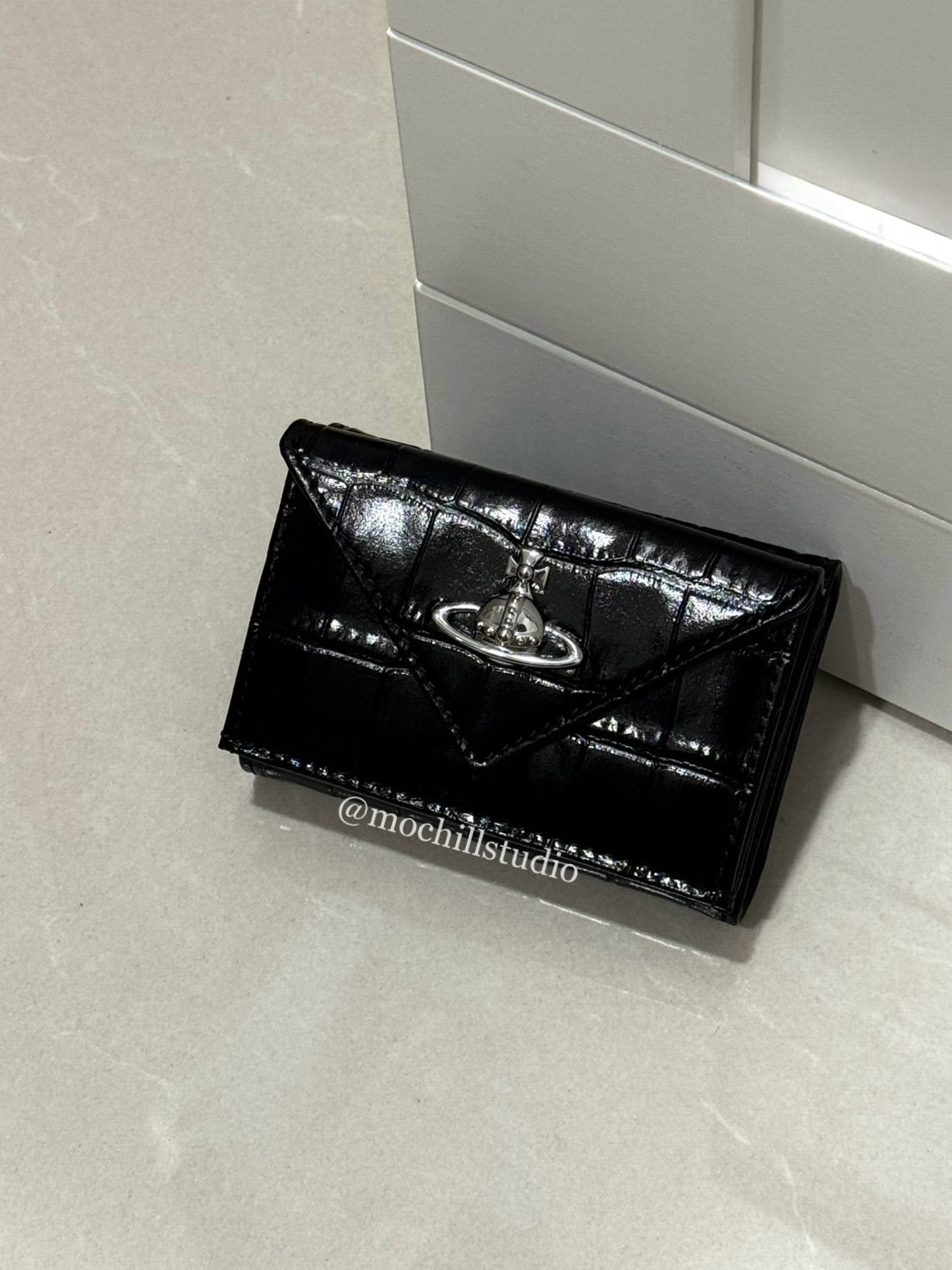 Vivienne Westwood CROCODILE Wallet 鱷魚紋信封短夾