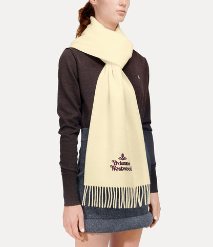 Vivienne Westwood Scarf 純羊毛素色圍巾