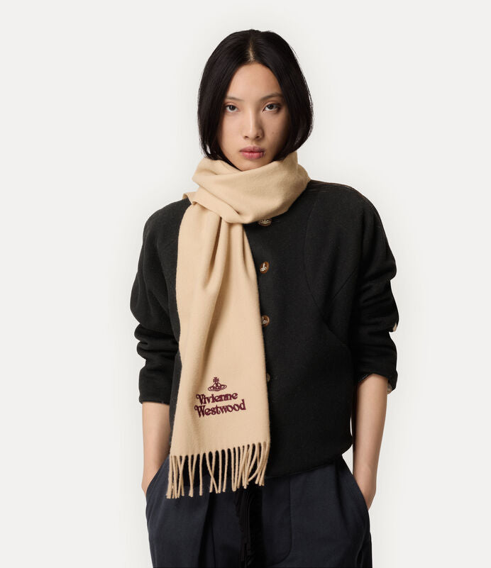 Vivienne Westwood Scarf 純羊毛素色圍巾
