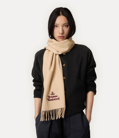 Vivienne Westwood Scarf 純羊毛素色圍巾