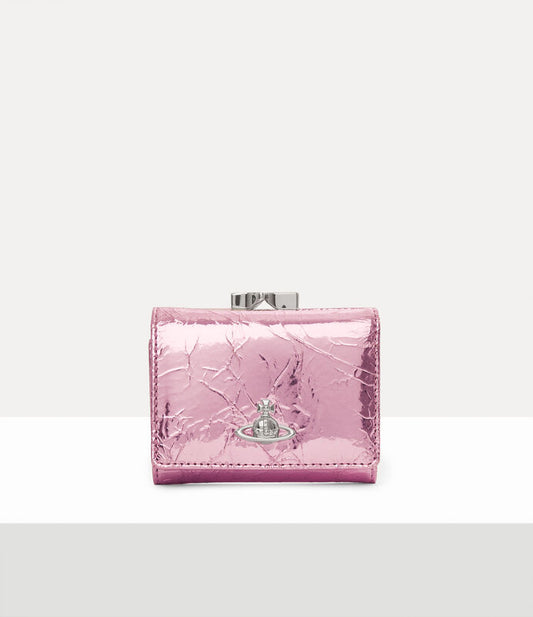 Vivienne Westwood Small Frame Wallet 金屬漆皮口金錢包