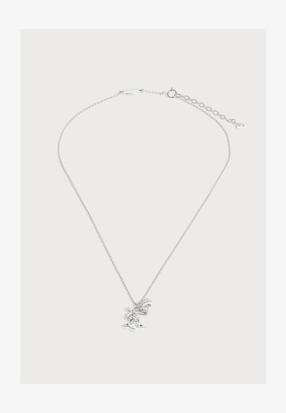 Vivienne Westwood Angelique Pendant Necklace 純銀蝴蝶結水晶項鍊（共2色！）