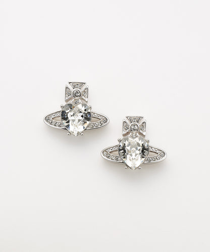 Vivienne Westwood Ariella Earrings 愛心水晶土星耳環（共2色！）