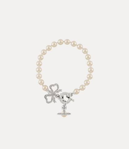 Vivienne Westwood Rigoberta Pearl Bracelet 夢幻珍珠蝴蝶結手鏈（共2色！）