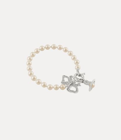 Vivienne Westwood Rigoberta Pearl Bracelet 夢幻珍珠蝴蝶結手鏈（共2色！）